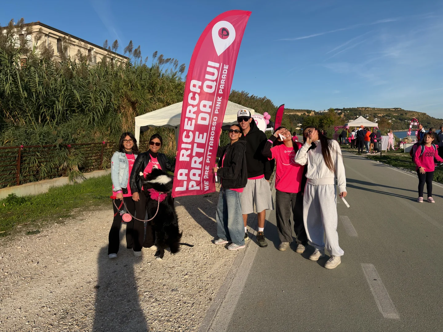 A group of participants on the Via Verde