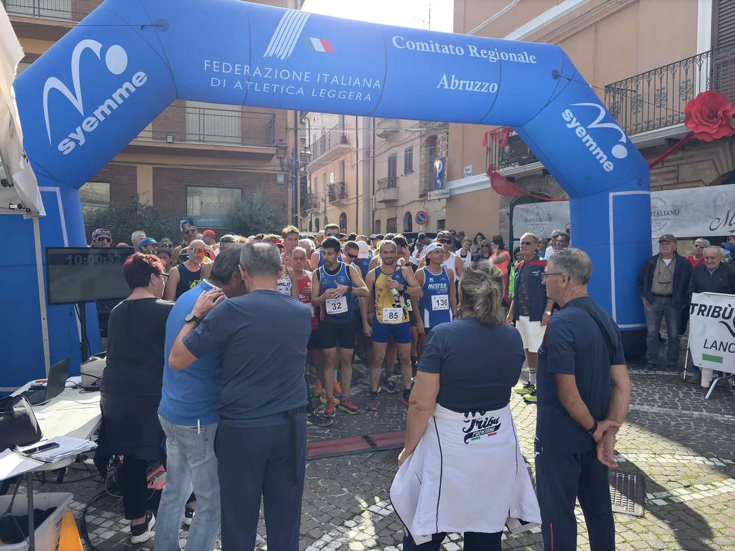 La partenza del Trail in Piazza G. Marconi